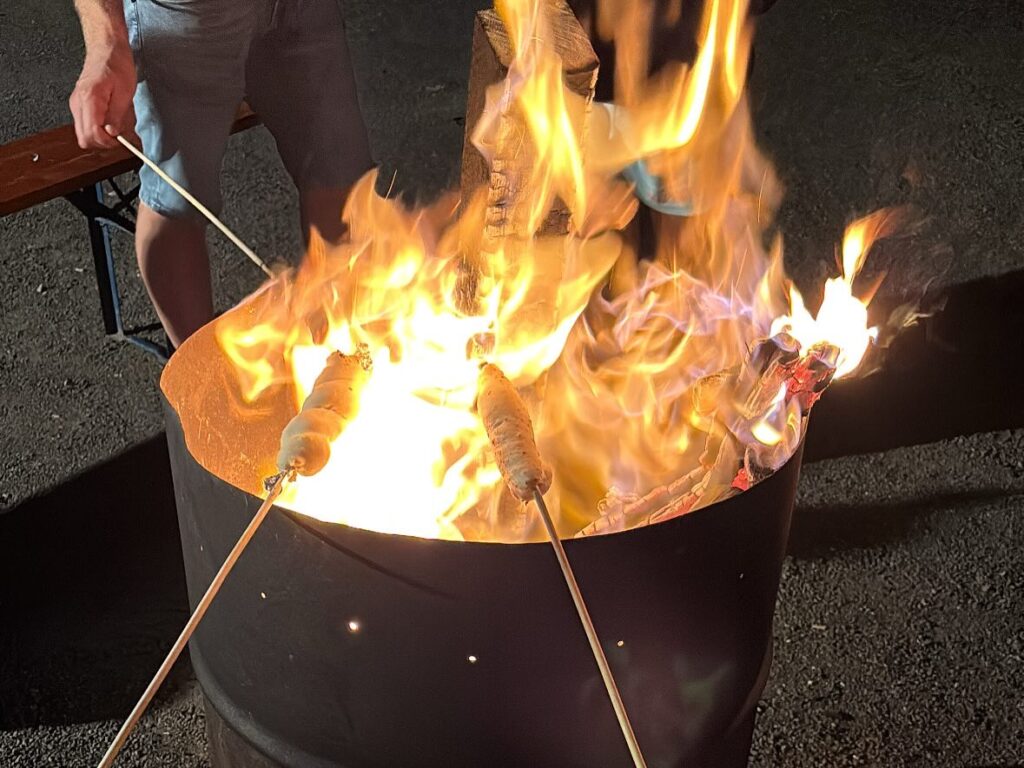 Die KG beim Zeltlager bei der KG Burgbrohl.