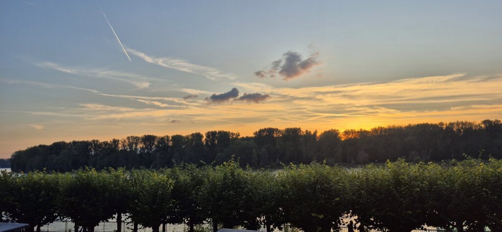 Das 3. Porzer Weinfest an der Rheinpromenade.