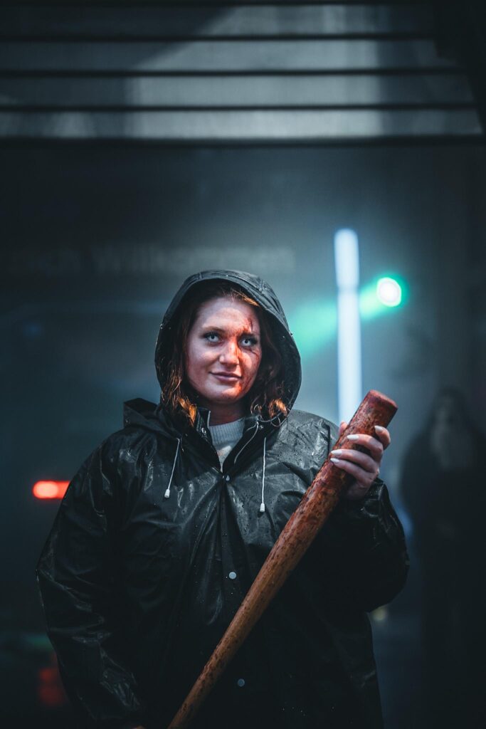 Halloweenfest bei der Aral-Tankstelle Mandy Wirtz