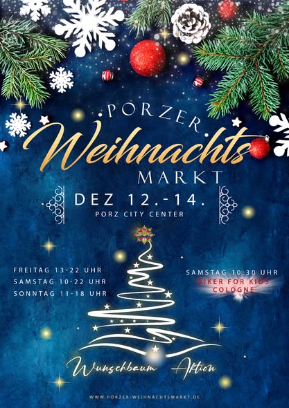 Porzer Weihnachtsmarkt mit Wunschbaum-Aktion