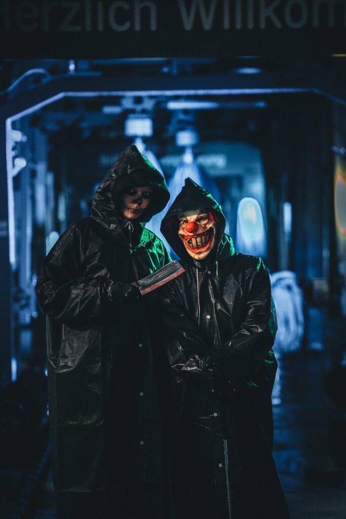 Halloweenfest bei der Aral-Tankstelle Mandy Wirtz