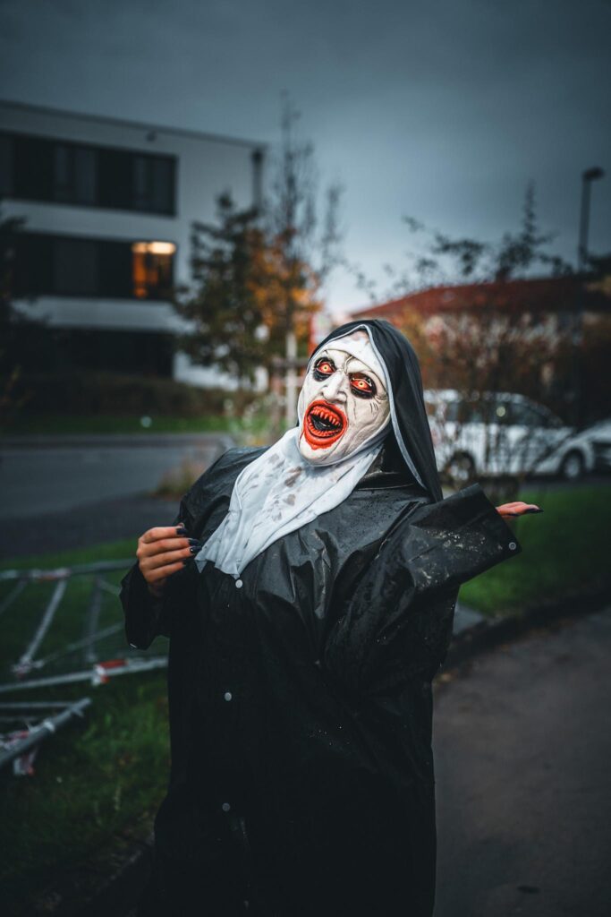 Halloweenfest bei der Aral-Tankstelle Mandy Wirtz